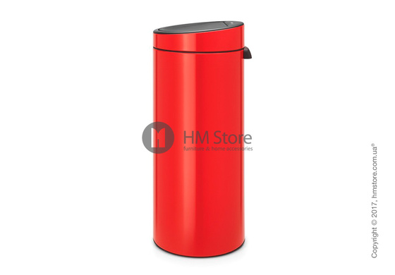 Ведро для мусора Brabantia Touch Bin New 30 л, Passion Red