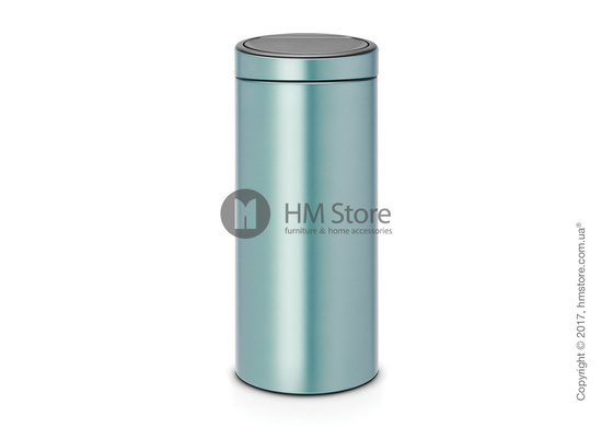 Ведро для мусора Brabantia Touch Bin New 30 л, Metallic Mint