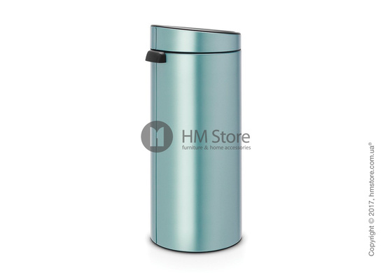 Ведро для мусора Brabantia Touch Bin New 30 л, Metallic Mint