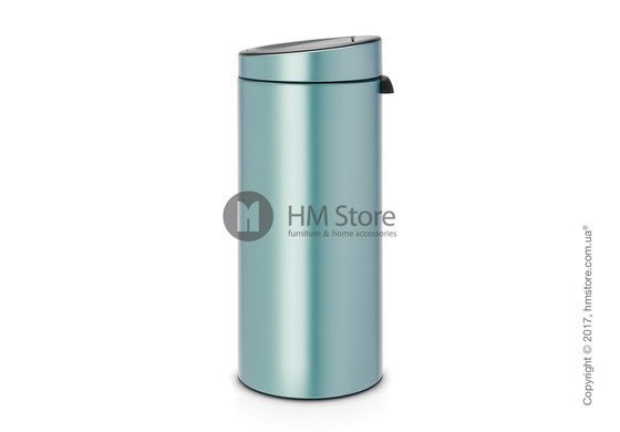 Ведро для мусора Brabantia Touch Bin New 30 л, Metallic Mint
