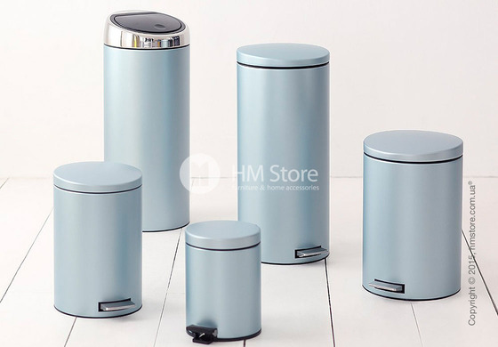 Ведро для мусора Brabantia Touch Bin New 30 л, Metallic Mint