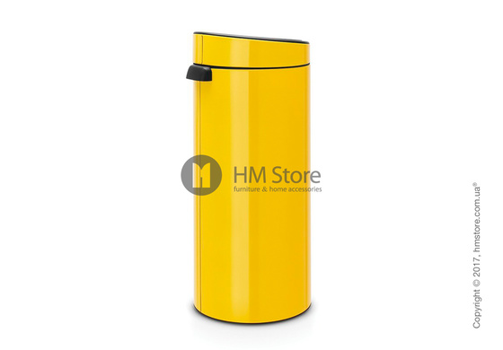 Ведро для мусора Brabantia Touch Bin New 30 л, Daisy Yellow