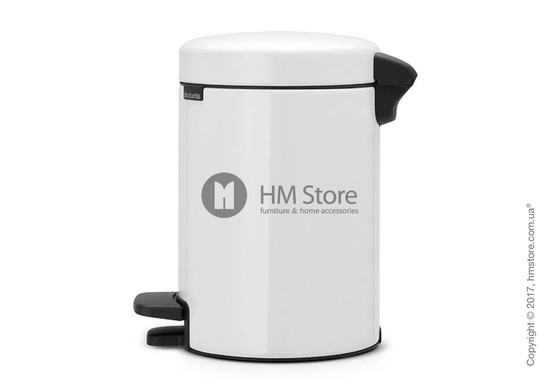 Ведро для мусора Brabantia Pedal Bin NewIcon 3 л, White