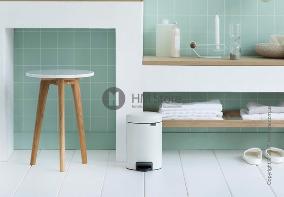 Ведро для мусора Brabantia Pedal Bin NewIcon 3 л, White