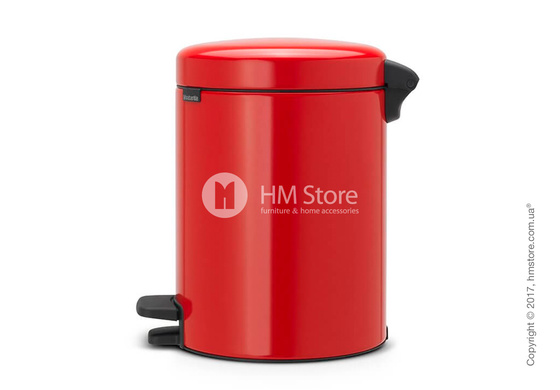 Ведро для мусора Brabantia Pedal Bin NewIcon 5 л, Passion Red