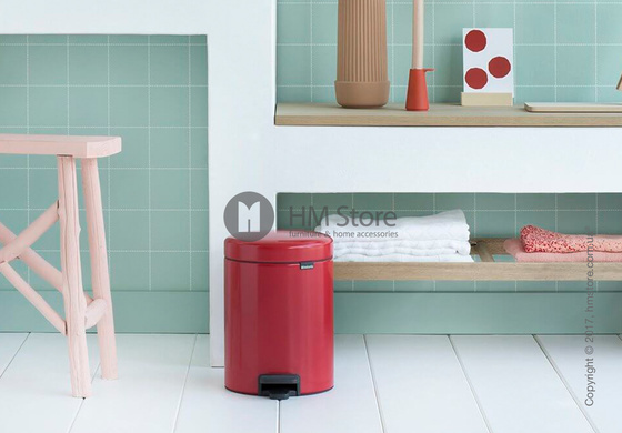 Ведро для мусора Brabantia Pedal Bin NewIcon 5 л, Passion Red