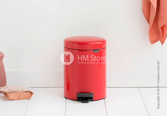 Ведро для мусора Brabantia Pedal Bin NewIcon 5 л, Passion Red