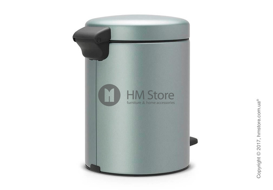 Ведро для мусора Brabantia Pedal Bin NewIcon 5 л, Metallic Mint