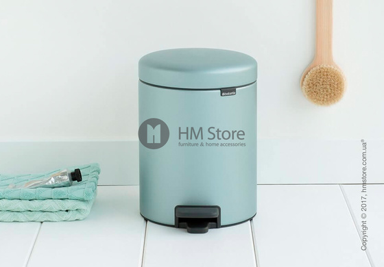 Ведро для мусора Brabantia Pedal Bin NewIcon 5 л, Metallic Mint Ведро для мусора Brabantia Pedal Bin NewIcon 5 л, Metallic Mint