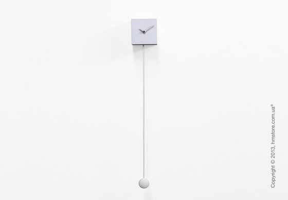Часы настенные Progetti Long_time Wall Clock, White