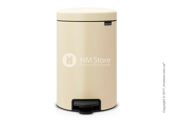 Ведро для мусора Brabantia Pedal Bin NewIcon 12 л, Almond