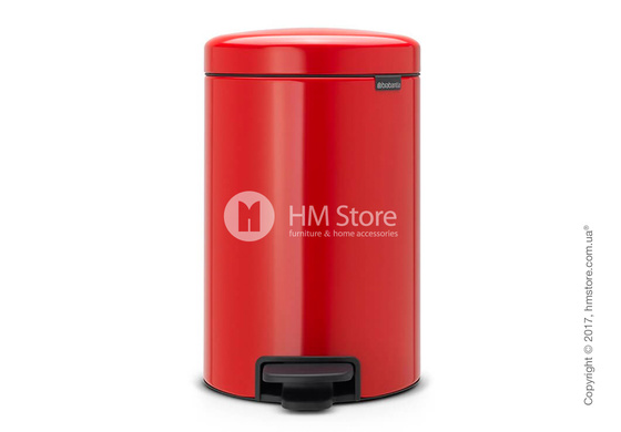 Ведро для мусора Brabantia Pedal Bin NewIcon 12 л, Passion Red