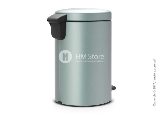 Ведро для мусора Brabantia Pedal Bin NewIcon 12 л, Metallic Mint