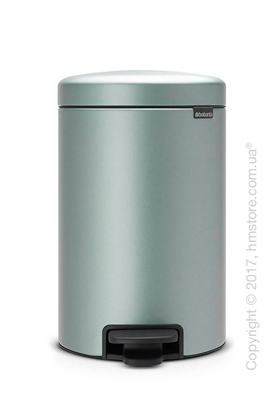 Ведро для мусора Brabantia Pedal Bin NewIcon 12 л, Metallic Mint