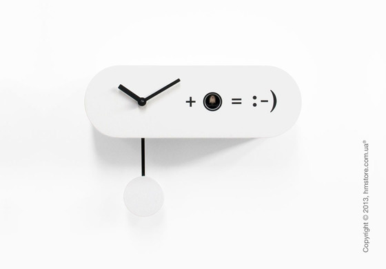 Часы настенные Progetti Pared Formula Wall Clock, White