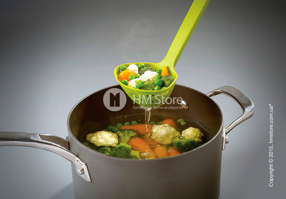 Шумовка Joseph Joseph Scoop Straining Ladle, Red