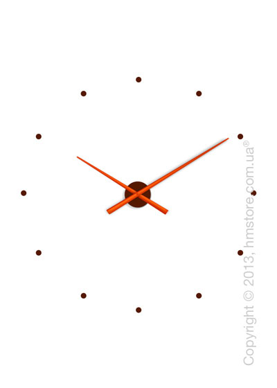 Часы настенные Nomon OJ Mixto Wall Clock, Orange and Chocolate