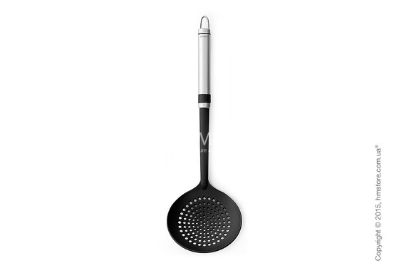 Шумовка Brabantia Skimmer/Strainer Non Stick, Matt Steel and Black