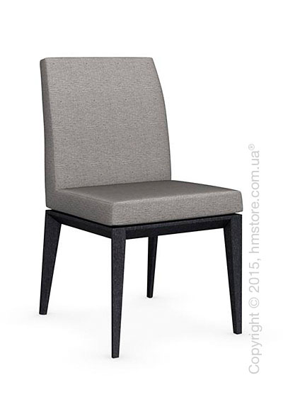 Стул Calligaris Bess Low, Solid wood graphite beech stained and Denver fabric cord
