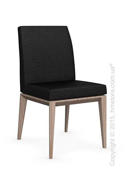 Стул Calligaris Bess Low, Ashwood natural and Denver fabric anthracite