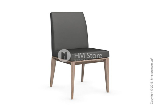 Стул Calligaris Bess Low, Ashwood natural and Leather taupe