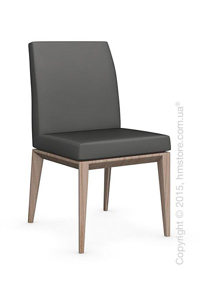 Стул Calligaris Bess Low, Ashwood natural and Leather taupe