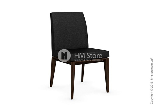 Стул Calligaris Bess Low, Ashwood smoke and Denver fabric anthracite Стул Calligaris Bess Low, Ashwood smoke and Denver fabric anthracite