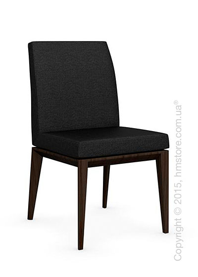 Стул Calligaris Bess Low, Ashwood smoke and Denver fabric anthracite