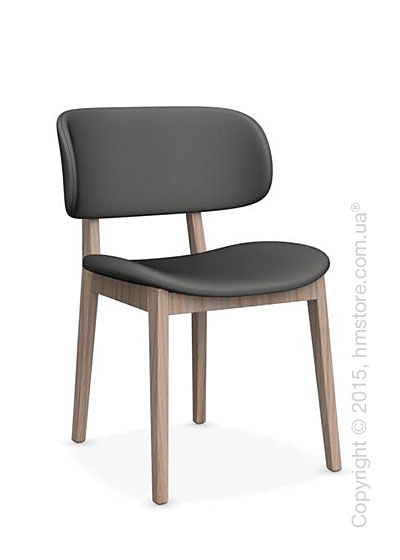 Стул Calligaris Claire, Ashwood natural and Leather taupe