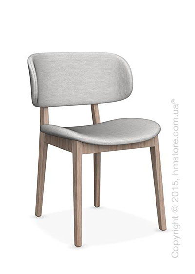 Стул Calligaris Claire, Ashwood natural and Denver fabric sand
