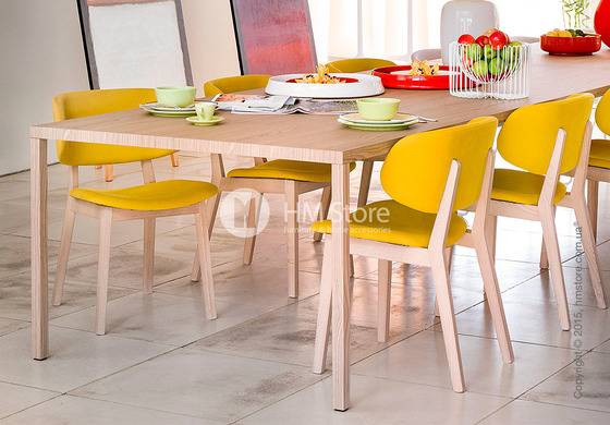 Стул Calligaris Claire, Ashwood smoke and Denver fabric cord