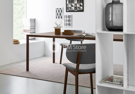 Стул Calligaris Claire, Ashwood smoke and Denver fabric cord