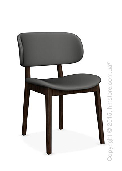 Стул Calligaris Claire, Ashwood smoke and Leather taupe