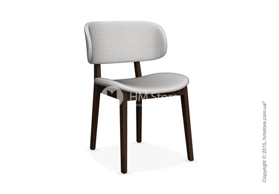 Стул Calligaris Claire, Ashwood smoke and Denver fabric sand Стул Calligaris Claire, Ashwood smoke and Denver fabric sand