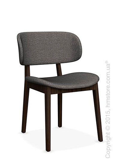 Стул Calligaris Claire, Ashwood smoke and Denver fabric taupe