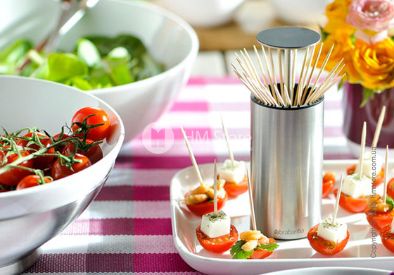 Подставка для зубочисток Brabantia Tooth Pick Holder, Matt Steel
