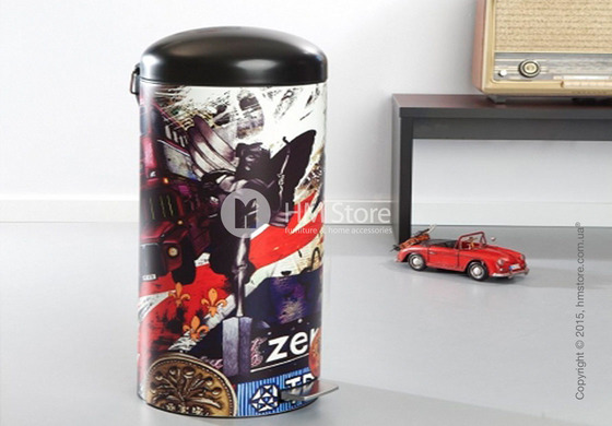 Ведро для мусора Brabantia Retro Pedal Bin 30 л, London