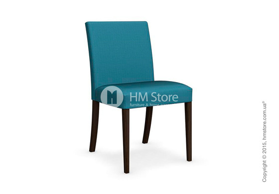 Стул Calligaris Dolcevita Low, Solid wood smoke and Oslo fabric acquamarine