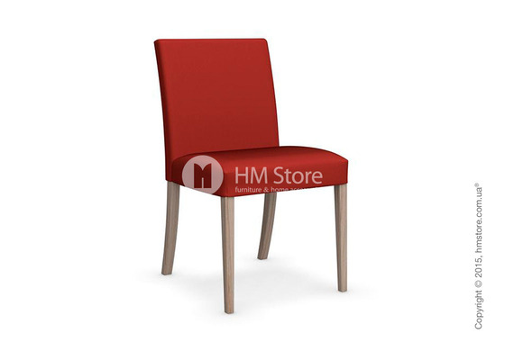 Стул Calligaris Dolcevita Low, Solid wood natural and Oslo fabric red Стул Calligaris Dolcevita Low, Solid wood natural and Oslo fabric red