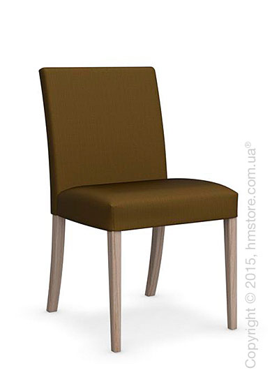 Стул Calligaris Dolcevita Low, Solid wood natural and Oslo fabric olive green