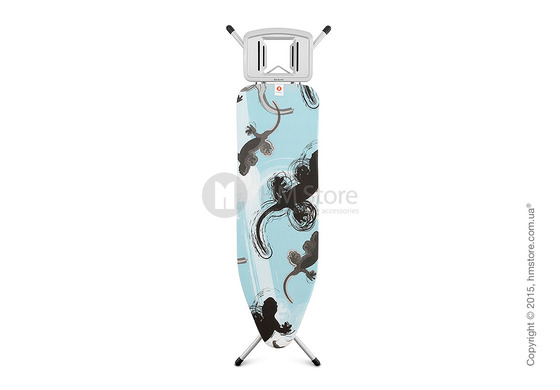 Гладильная доска Brabantia Solid Steam Unit Holder, Metallic Grey and Gecko