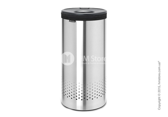 Бак для белья Brabantia Laundry Bin 35 л, Plastic Lid, Matt Steel and Cool Grey Бак для белья Brabantia Laundry Bin 35 л, Plastic Lid, Matt Steel and Cool Grey