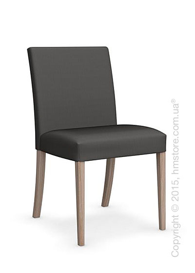 Стул Calligaris Dolcevita Low, Solid wood natural and Oslo fabric smoke grey