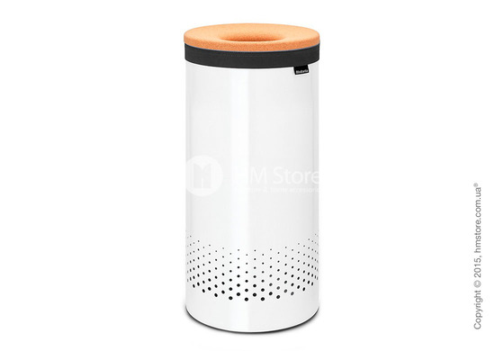 Бак для белья Brabantia Laundry Bin 35 л, Cork Lid, White and Cork Brown
