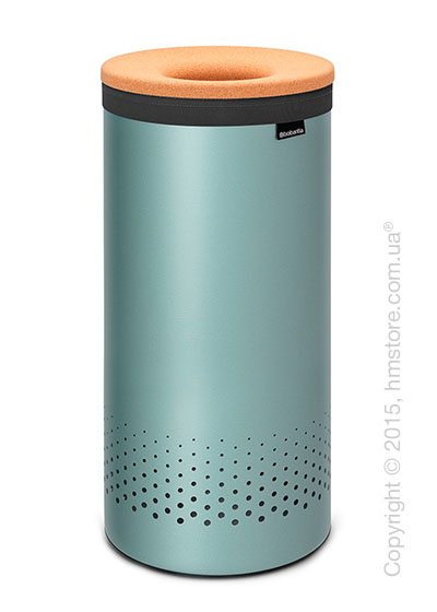 Бак для белья Brabantia Laundry Bin 35 л, Cork Lid, Mint and Cork Brown