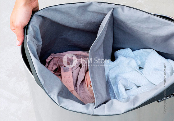 Бак для белья Brabantia Laundry Bin Selector 55 л, Matt Steel Бак для белья Brabantia Laundry Bin Selector 55 л, Matt Steel
