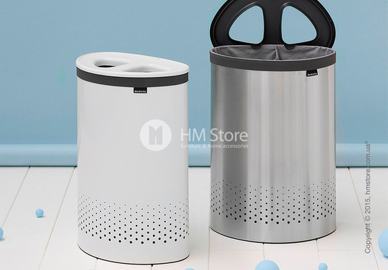 Бак для белья Brabantia Laundry Bin Selector 55 л, Matt Steel Бак для белья Brabantia Laundry Bin Selector 55 л, Matt Steel