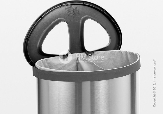 Бак для белья Brabantia Laundry Bin Selector 55 л, Matt Steel