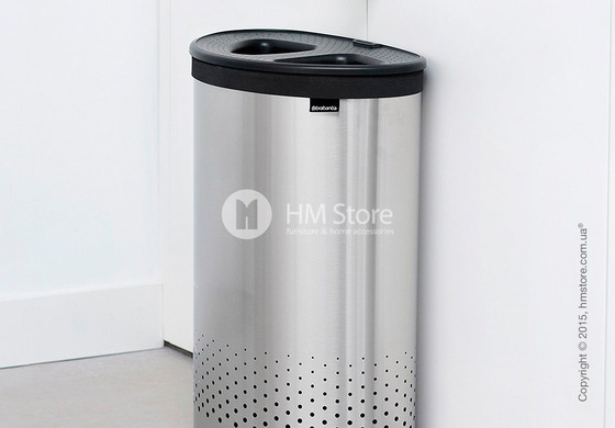 Бак для белья Brabantia Laundry Bin Selector 55 л, Matt Steel