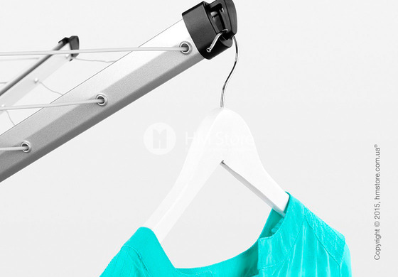 Сушилка настенная для белья Brabantia WallFix with Fabric Cover, Silver